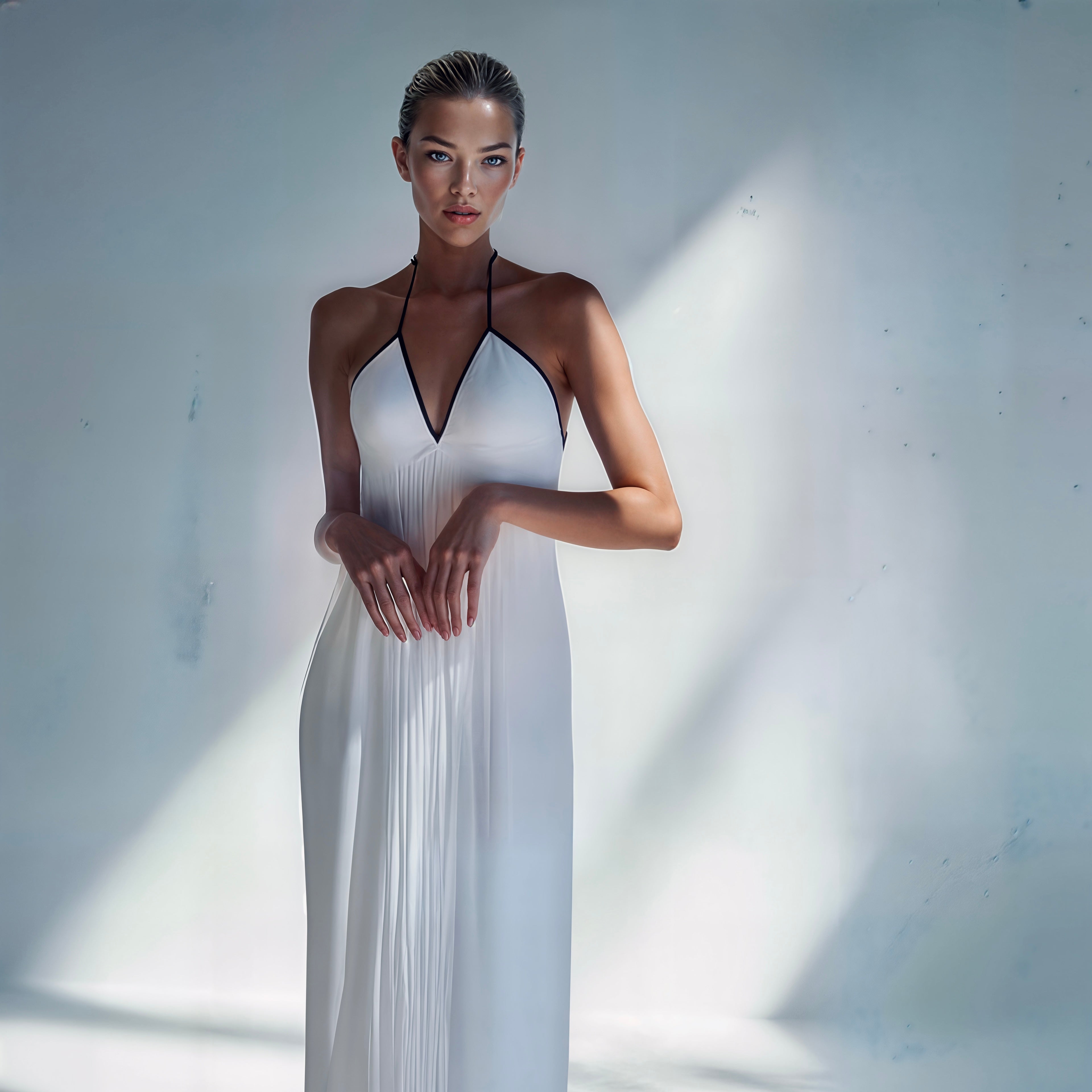 Vendaya - Halterneck Backless Dress