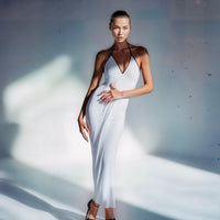 Vendaya - Halterneck Backless Dress
