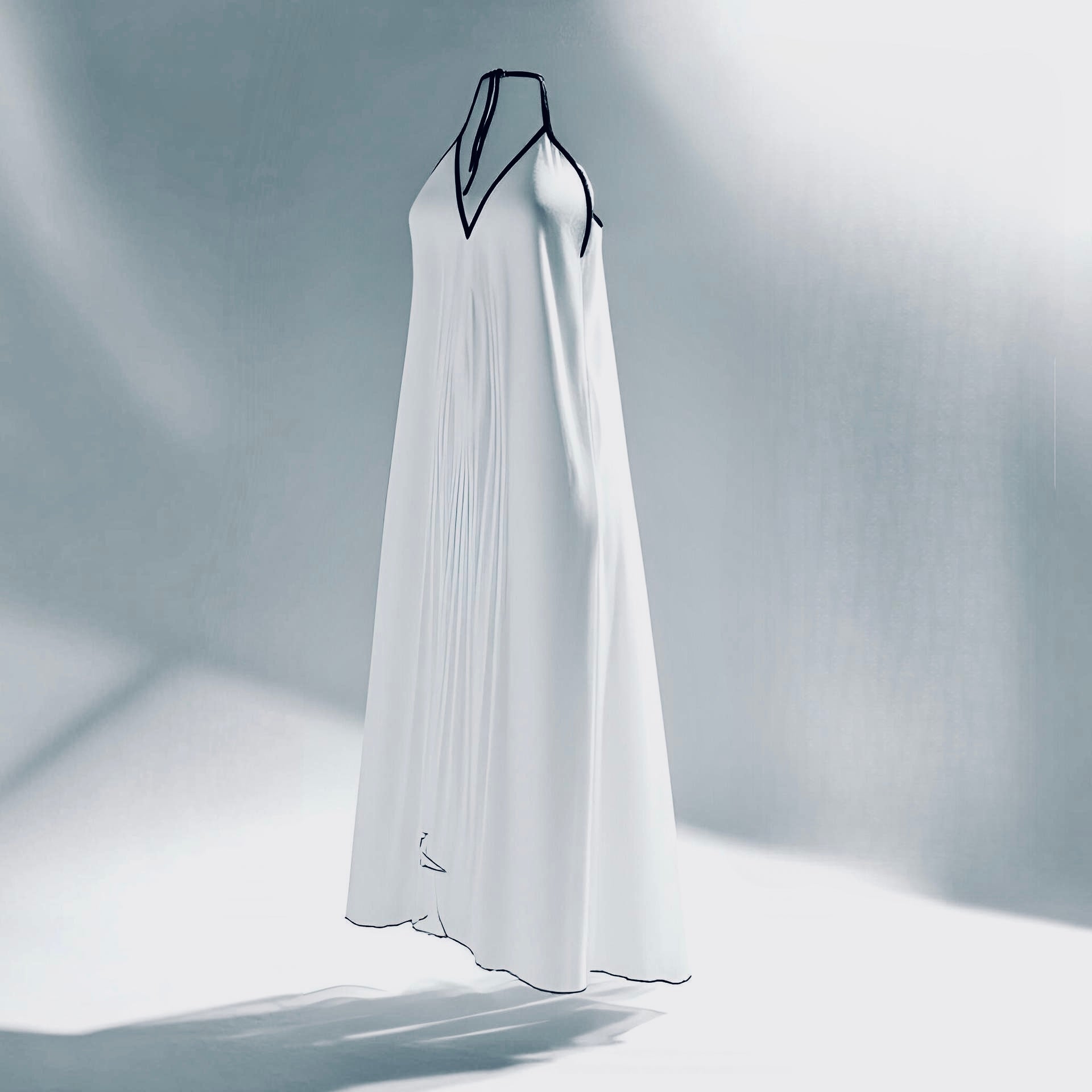 Vendaya - Halterneck Backless Dress