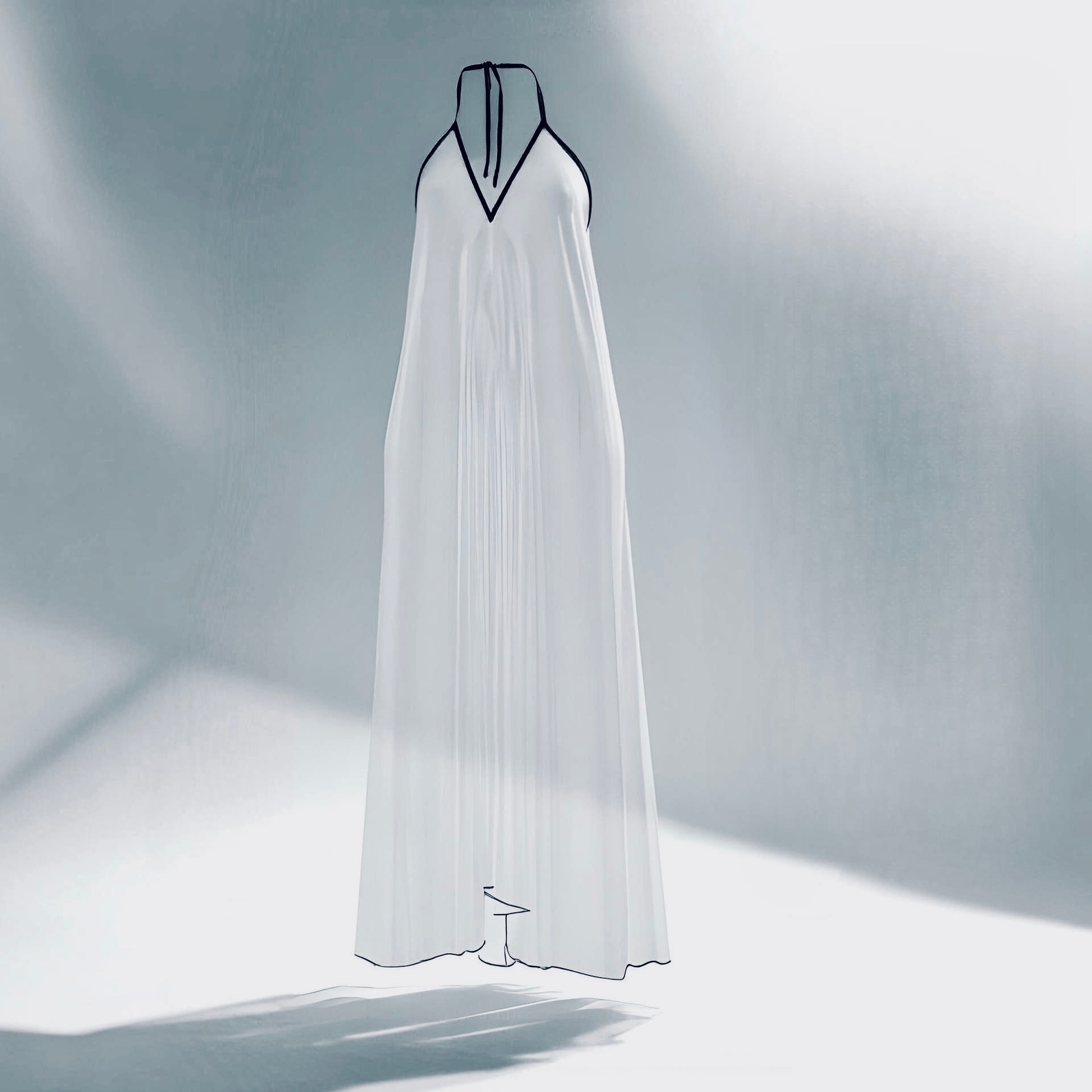 Vendaya - Halterneck Backless Dress